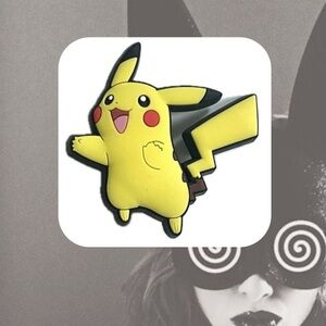 🍭 3/$10 pikachu jibbitz charm for crocs